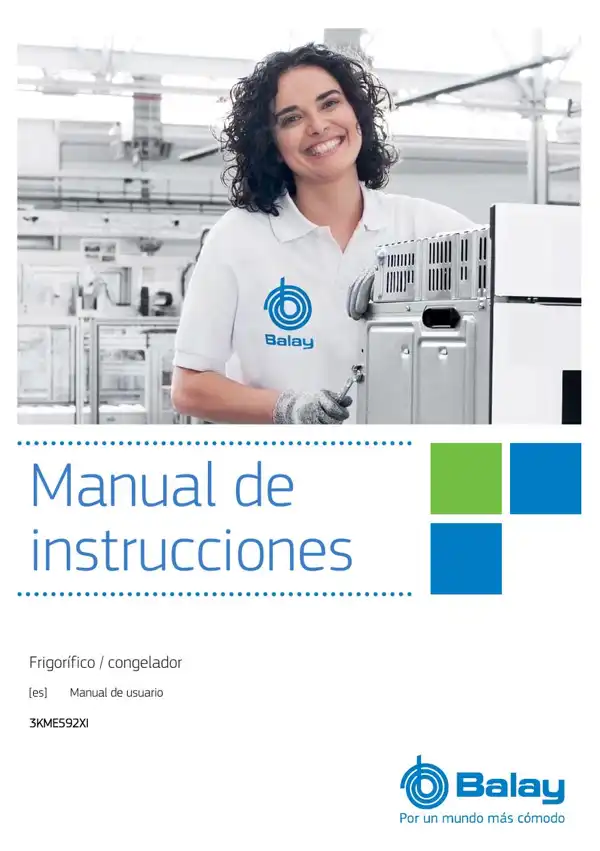 Balay Frigorfico 3KME592XI 9001686541_A Manual
