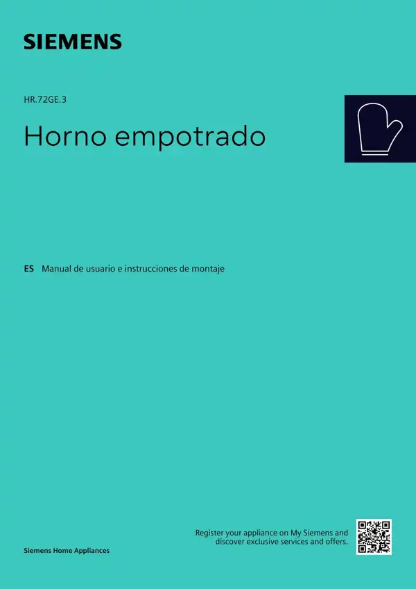 Manual Horno Siemens HR.72GE.3 9001920002_A