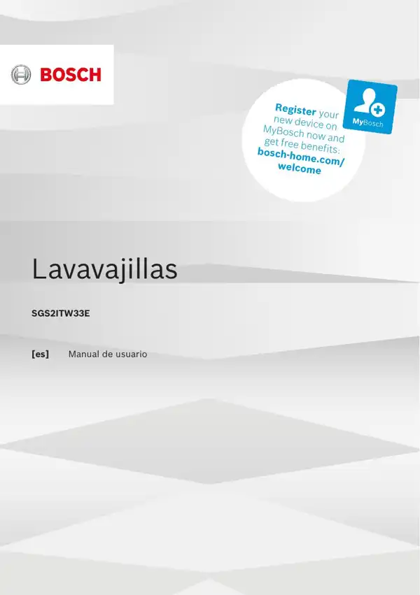 Manual Bosch Lavavajillas SGS2ITW33E 9001670965_A