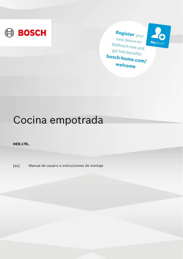 Manual Cocina Bosch HEB.17B.. 9001918812_A
