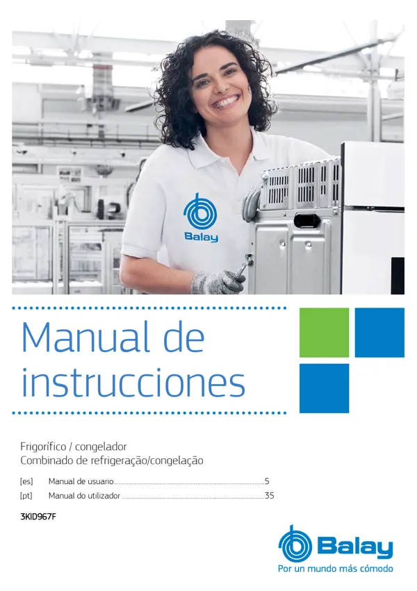 Manual Frigorífico Balay 3KID967F 9001810454_A