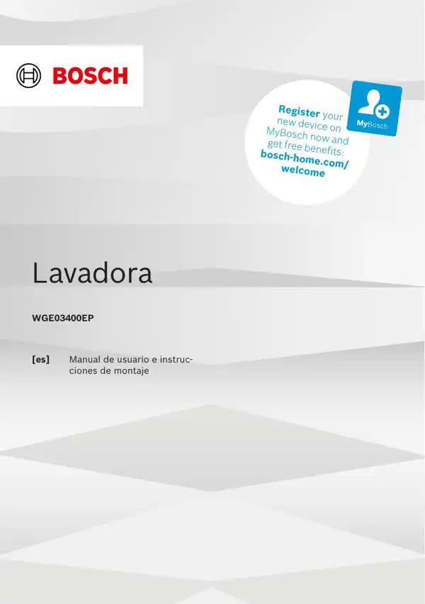 Manual Lavadora Bosch WGE03400EP 9001929371_A