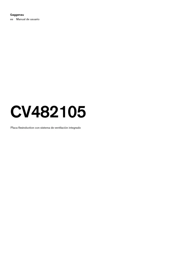 Manual Placa Gaggenau CV482105 9001845983_A