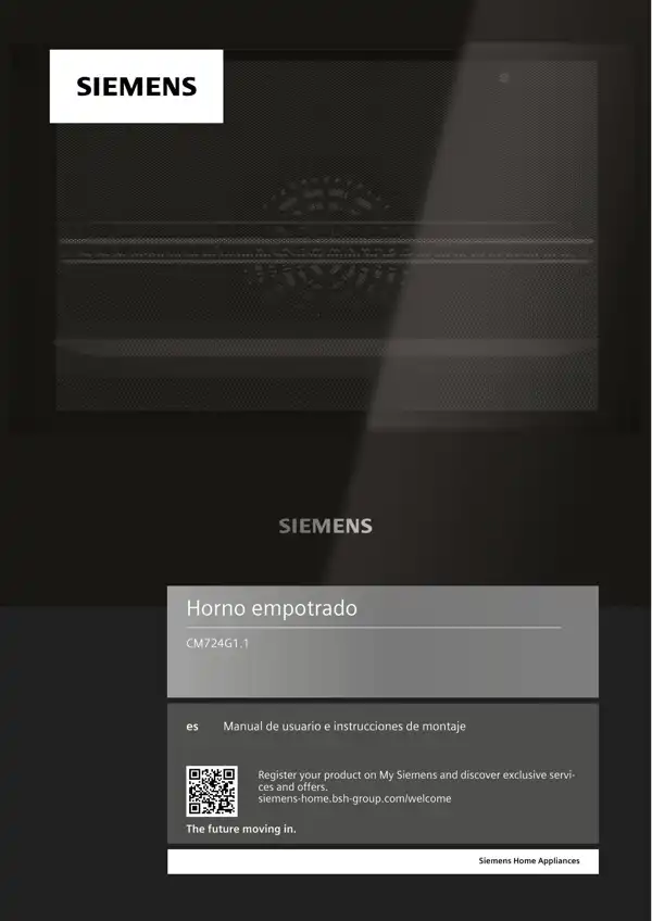 Manual Siemens Horno CM724G1.1 9001647954_A