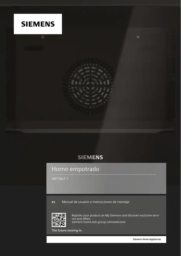 Manual Siemens Horno HB776G1.1 9001647835_A