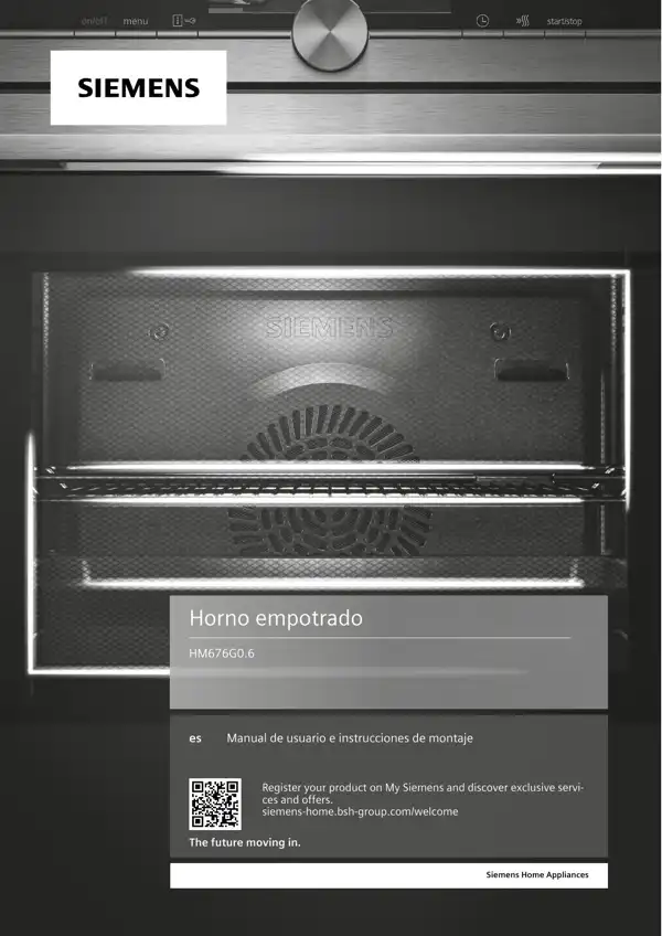 Manual Siemens Horno HM676G0.6 9001616910_A