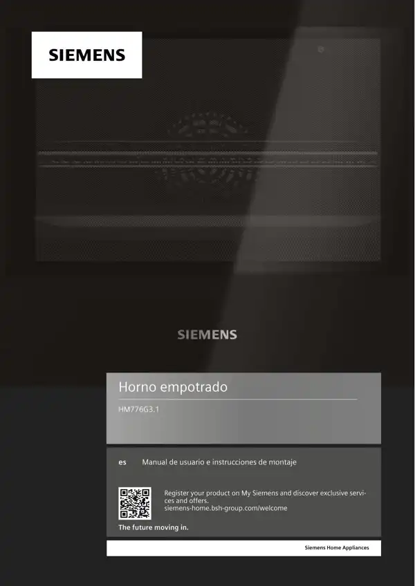 Manual Siemens Horno HM776G3.1 9001647457_A