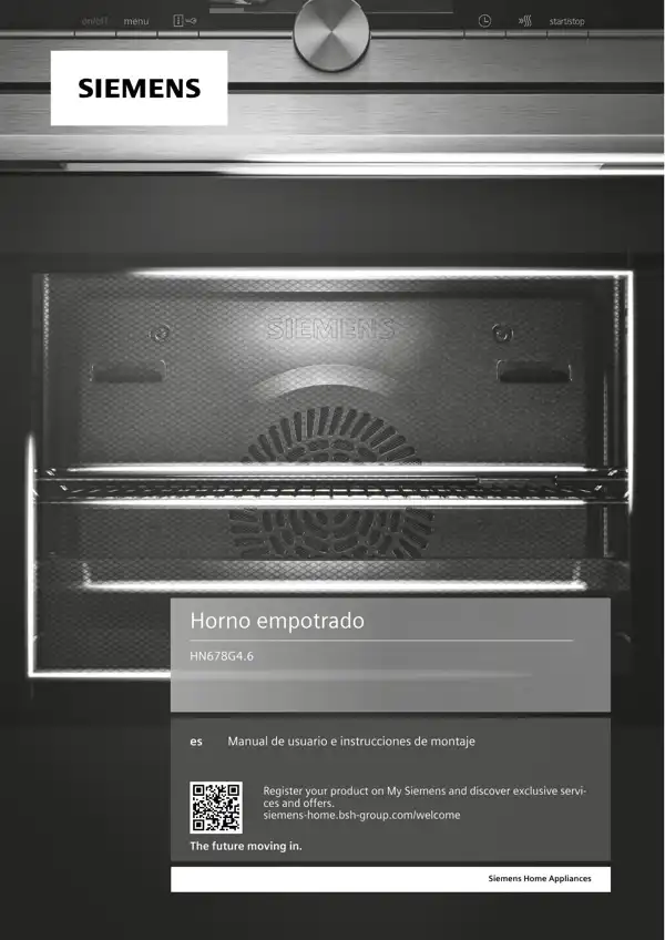 Manual Siemens Horno HN678G4.6 9001619897_A