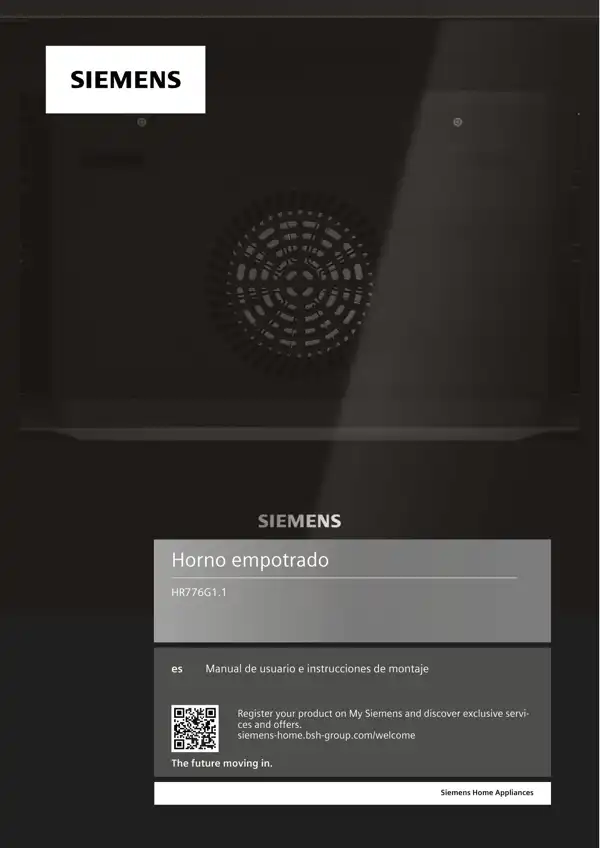 Manual Siemens Horno HR776G1.1 9001646878_A