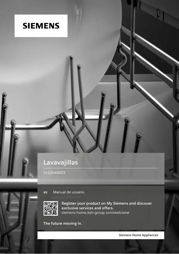 Manual Siemens Lavavajillas SE63HX60CE 9001663962_A